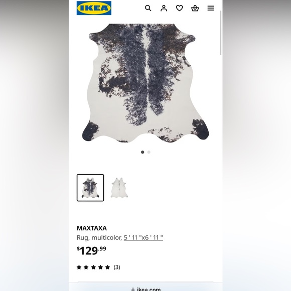 Cowheid rug - Picture 3 of 3